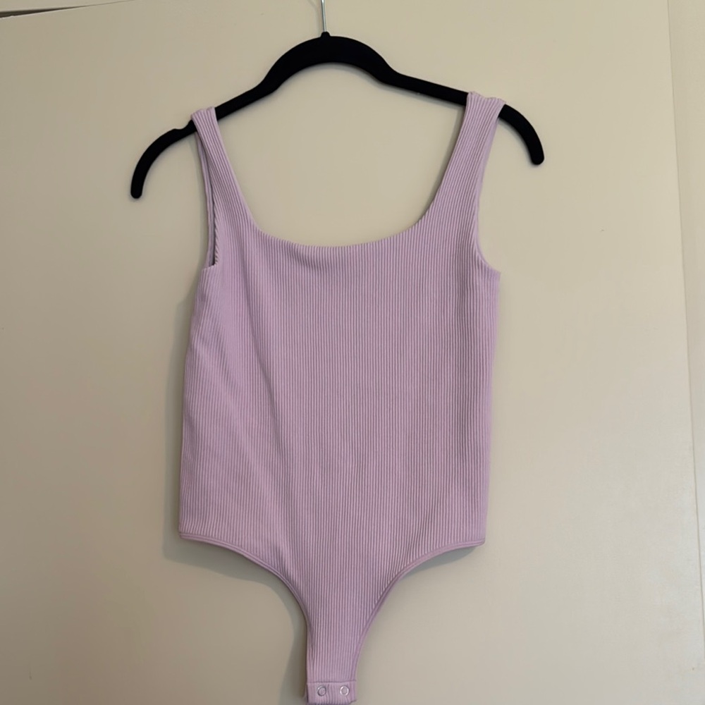 Womens Lilac Bodysuit-Boutique